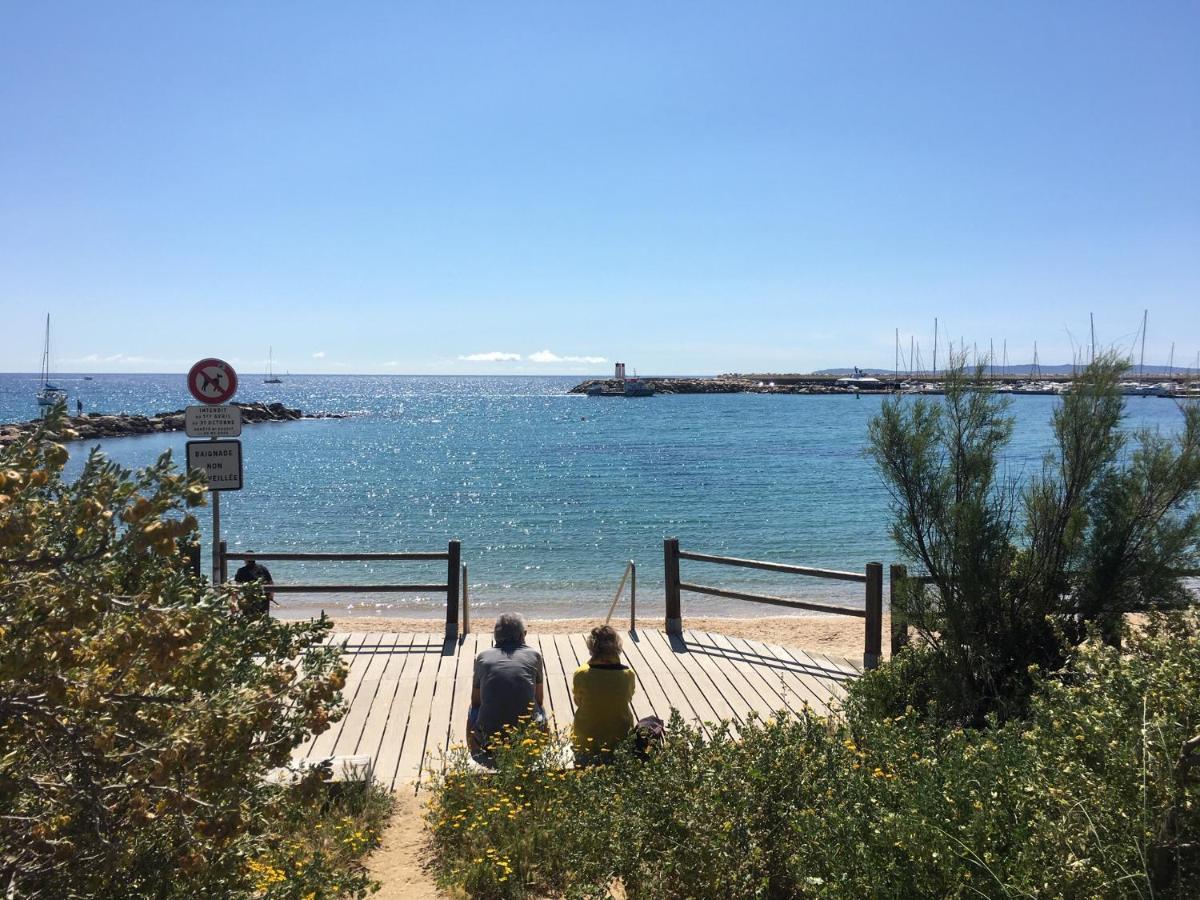 Mazet De La Mer 54M2 Lavandou 100M Plage Avec Piscine Le Lavandou Bagian luar foto